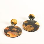 GOLDLEAF dupla, kerek fülbevaló