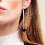 JOGAR ónix fülbevaló