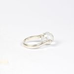 GEODA csiszolt hegyikristály gyűrű sterling ezüstből