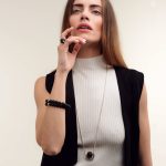 URANUS lávakő nyaklánc