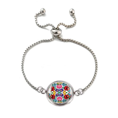 Kalocsai népművészeti karkötő