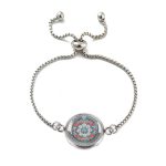 Kalocsai mandala népművészeti karkötő