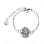 Kalocsai mandala népművészeti karkötő