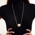 URANUS fehér gyöngyház teklagyöngy nyaklánc