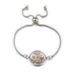 Pasztell kalocsai népművészeti karkötő