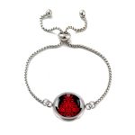 Fekete szűr népművészeti karkötő