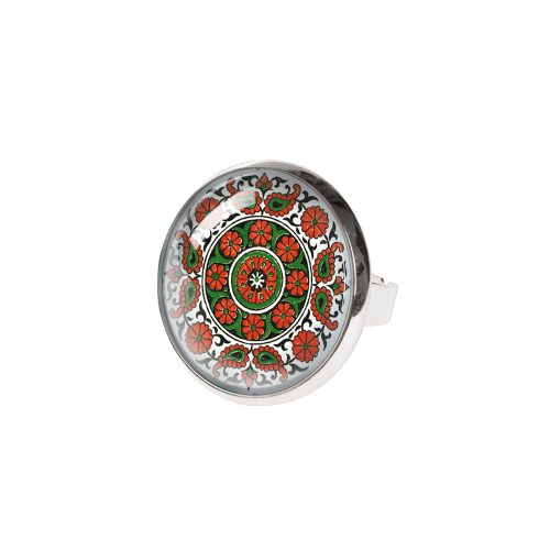Színes mandala népművészeti gyűrű
